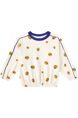 Mini Rodini Ladybugs cotton jersey sweatshirt