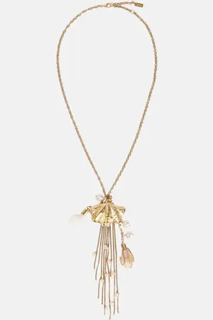 Chloé ChloÃ© Shells embellished pendant necklace