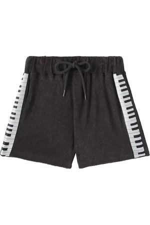Mini Rodini Piano cotton terry shorts