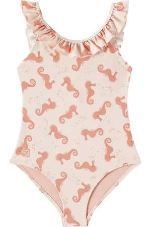 Liewood Kallie printed ruffled swimsuit