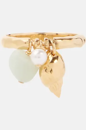 Chloé Shells faux pearl ring