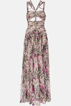 Isabel Marant Rafael printed silk maxi dress