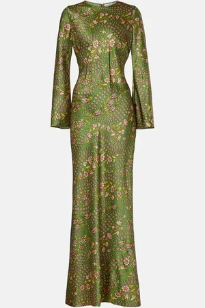 VERONICA BEARD Gemma floral silk-blend maxi dress