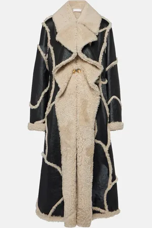 Chloé Shearling and leather coat