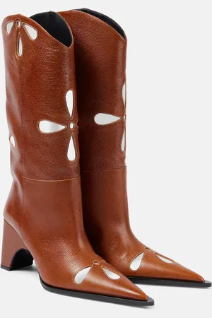 COPERNI Petal Bridge leather cowboy boots