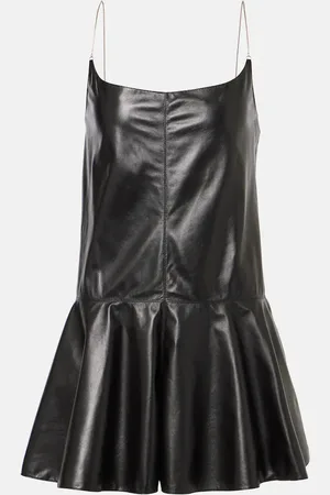 Alaïa Slip leather romper