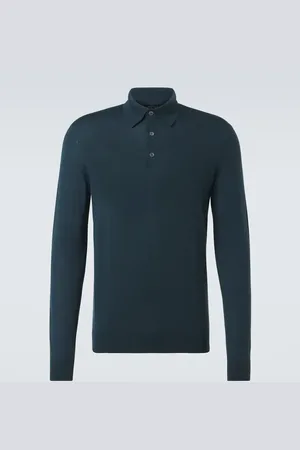 Ermenegildo Zegna Cashmere and silk polo shirt