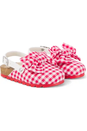 MONNALISA Gingham clogs