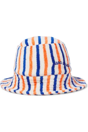 Bobo Choses Baby striped cotton terry bucket hat
