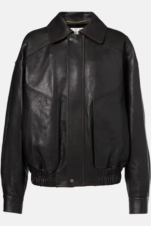 Saint Laurent Leather bomber jacket
