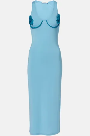 Nensi Dojaka Cosimina floral-appliquÃ© midi dress