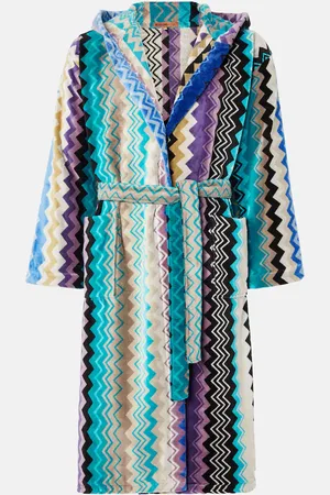 Missoni Giacomo Zigzag cotton terry bathrobe