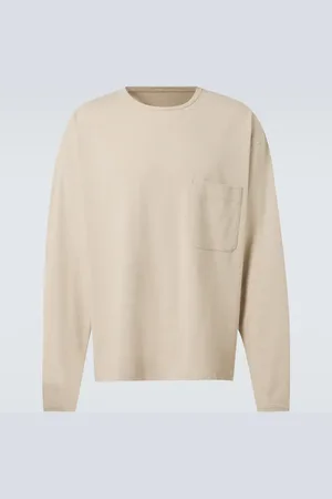 LEMAIRE Cotton and linen jersey T-shirt