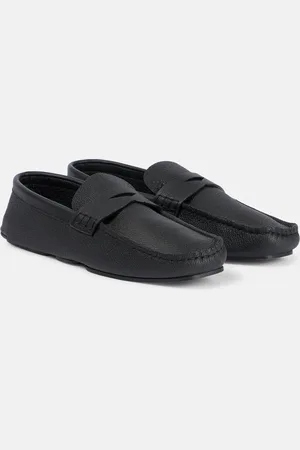 Khaite Billy leather penny loafer