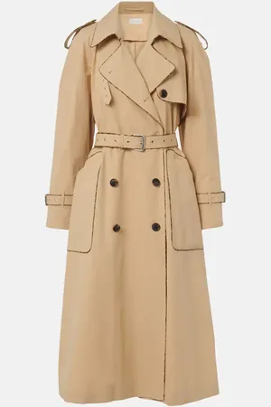 DRIES VAN NOTEN Cotton poplin trench coat