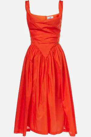 Vivienne Westwood Sunday cotton and silk midi dress