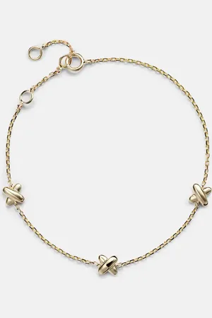 STONE AND STRAND Golden Kisses 14kt chain bracelet