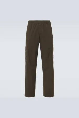 Stone Island Cotton-blend straight pants