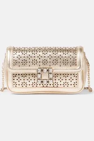 Roger Vivier Viv leather shoulder bag