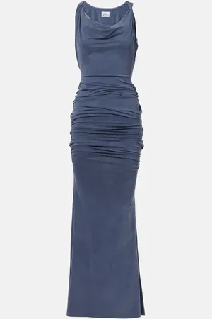 Vivienne Westwood Liz draped jersey maxi dress