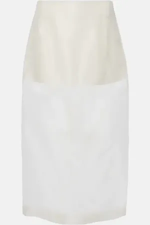 Frame The Silk organza maxi skirt