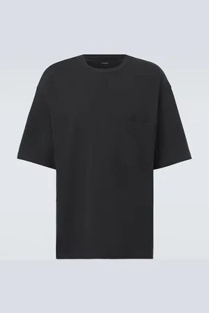 LEMAIRE Cotton and linen jersey T-shirt