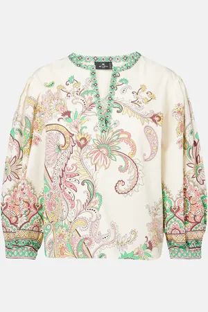 Etro Printed cotton top