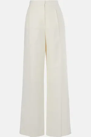 Joseph Alanel silk and cotton wide-leg pants