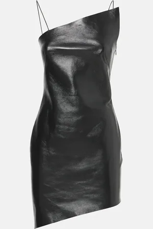 Givenchy Asymmetric leather minidress