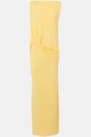 Jacquemus Peplo jersey maxi dress