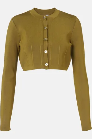 GALVAN Atalanta cropped cardigan