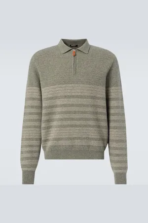 Loro Piana Oggebbio wool and cotton polo sweater