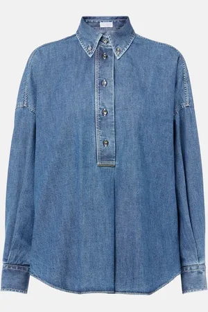Brunello Cucinelli Denim blouse