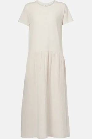 Velvet Cotton midi dress