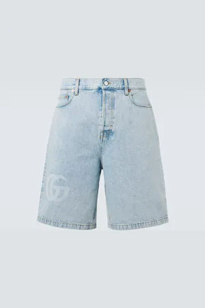 Gucci GG denim Bermuda shorts