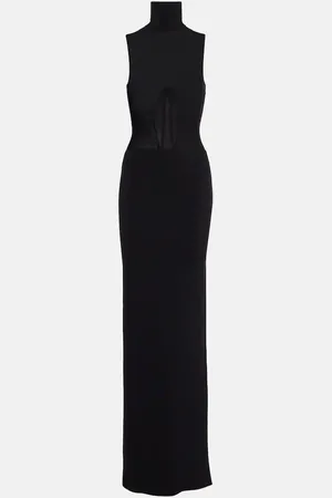 Nensi Dojaka Gwyneth knitted corset maxi dress