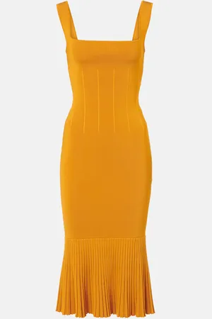 GALVAN Atalanta knitted midi dress