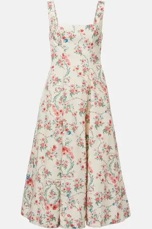 Agua by Agua Bendita Pistilo Mosqueta cotton midi dress