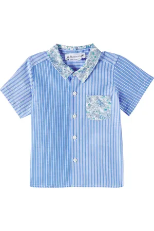BONPOINT Baby Fredy striped cotton shirt