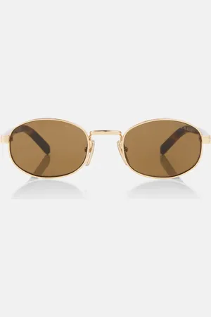 Prada Iconic Plaque round sunglasses