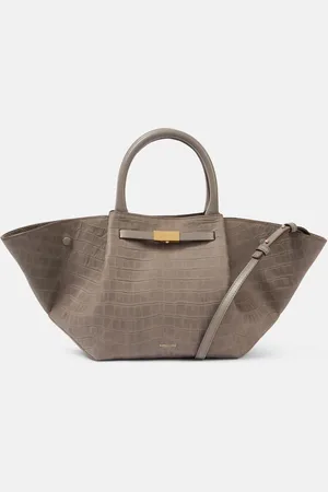 DeMellier New York Midi croc-effect leather tote bag