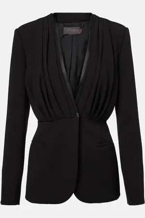 Max Mara Gradi draped crÃªpe jacket