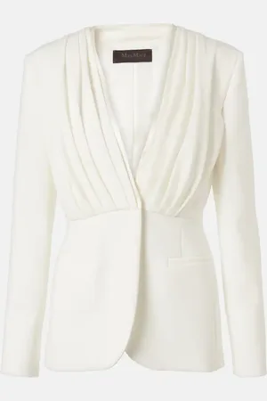 Max Mara Gradi draped crÃªpe jacket