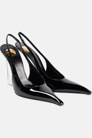 Saint Laurent Miller 110 leather wedges