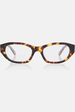 Miu Miu Logo oval glasses