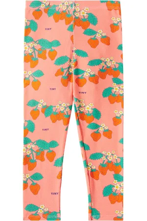 Tiny Cottons Strawberries printed leggings