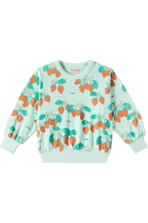 Tiny Cottons Strawberries cotton terry sweatshirt