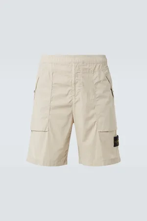 Stone Island Compass cotton-blend cargo shorts