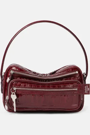 Acne Studios Camero croc-effect leather shoulder bag