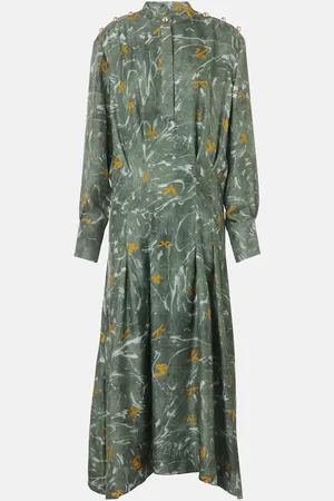 Altuzarra Felicia studded silk maxi dress
